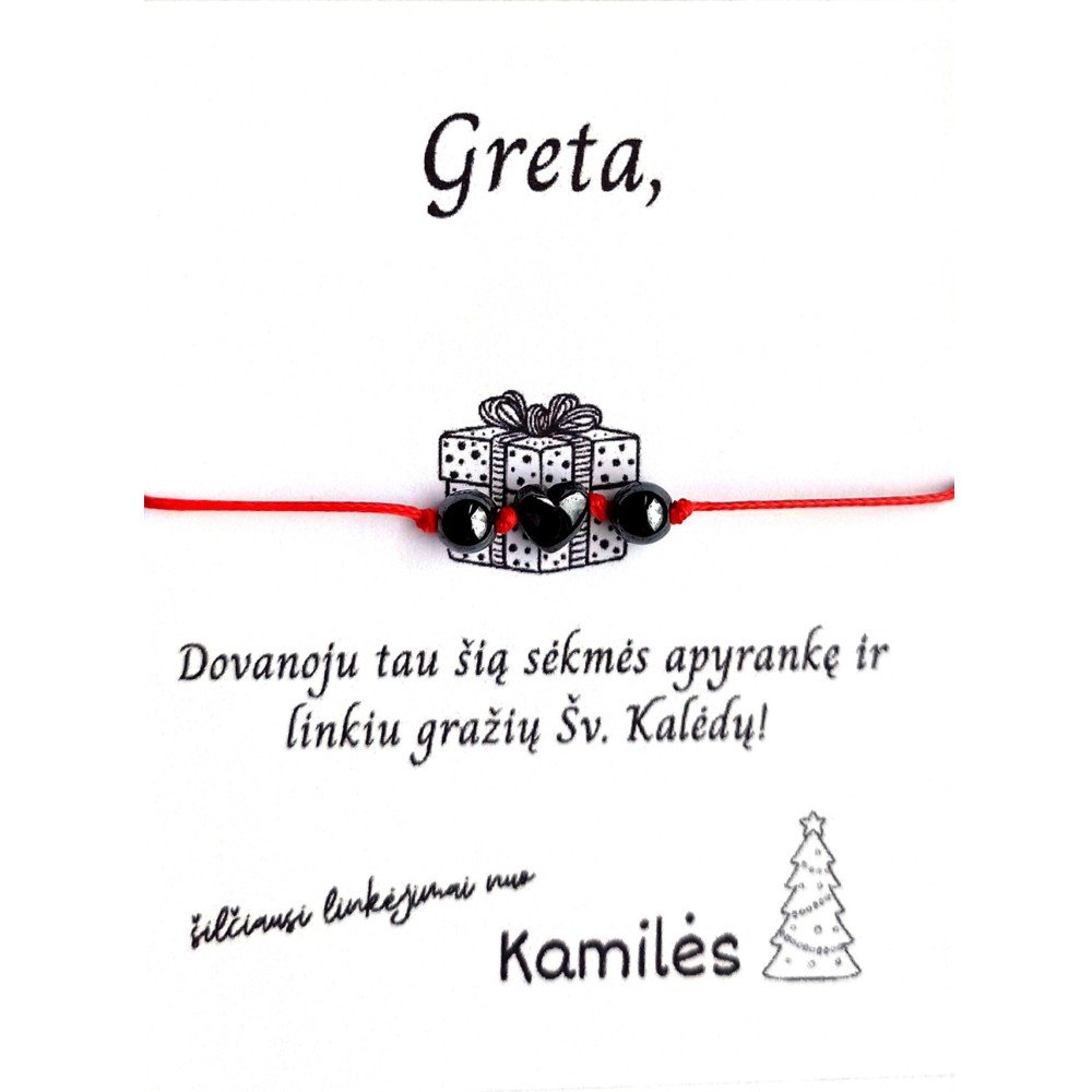 "Pasitikėk savimi" sėkmės apyrankė