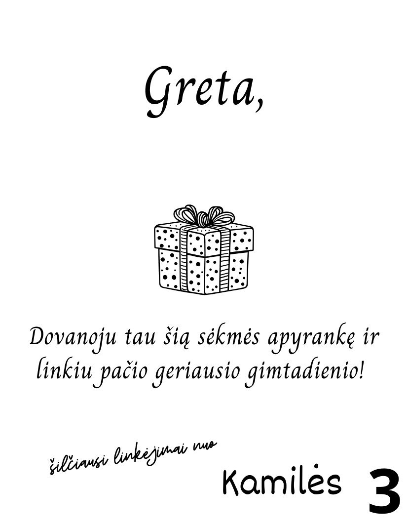 Sėkmės apyrankė su perlo ir hematito karoliukais - Image 6