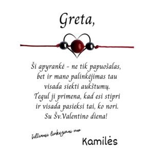 Sėkmės apyrankė su cinabarito ir hematito karoliukais