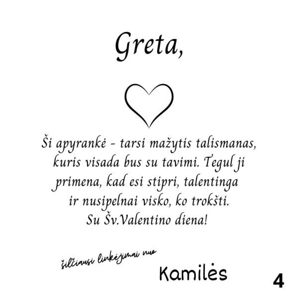 Sėkmės apyrankė su perlo ir hematito karoliukais - Image 7