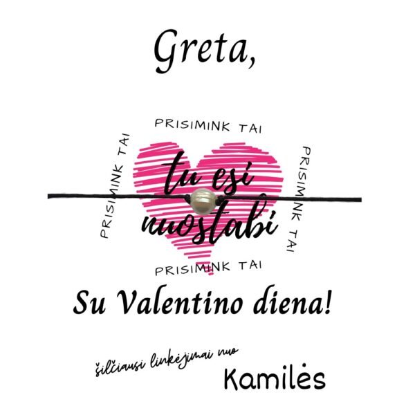 Sėkmės apyrankė „Perlas”