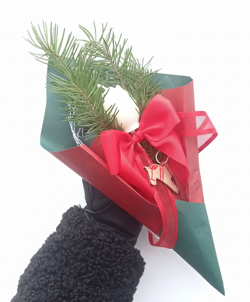 Tulpės Formos Sojos Vaško Žvakė – Puokštė!