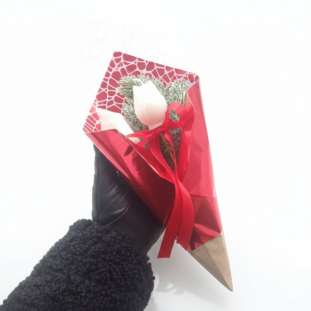 Šventinės Magijos Rinkinys: Tulpė-Žvakė + Raffaello!